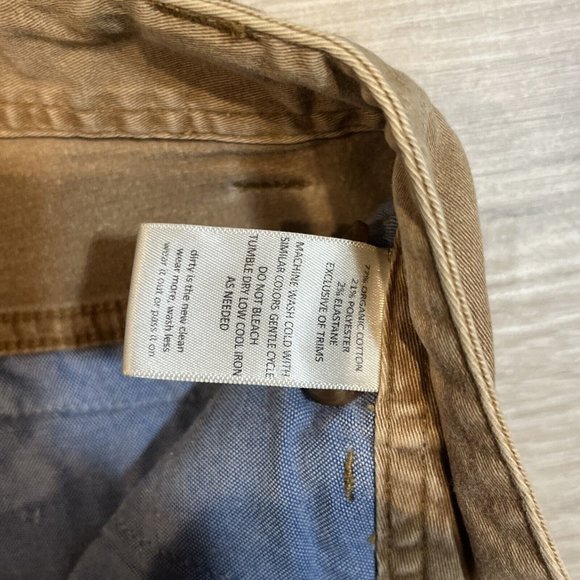 Toad & Co Mens Pants Brown 33 X 34 Organic Cotton Blend Mission Ridge‎ - Picture 5 of 7